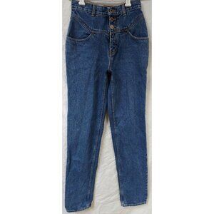 Lawmen Woman Juniors 5 Slim Fit High Waisted Bareback Western Denim Jeans 24X36